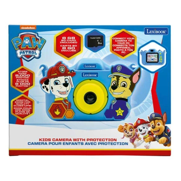 LEXIBOOK KIDS ΚΑΜΕΡΑ ΜΕ ΠΡΟΣΤΑΤΕΥΤΙΚΟ PAW PATROL
