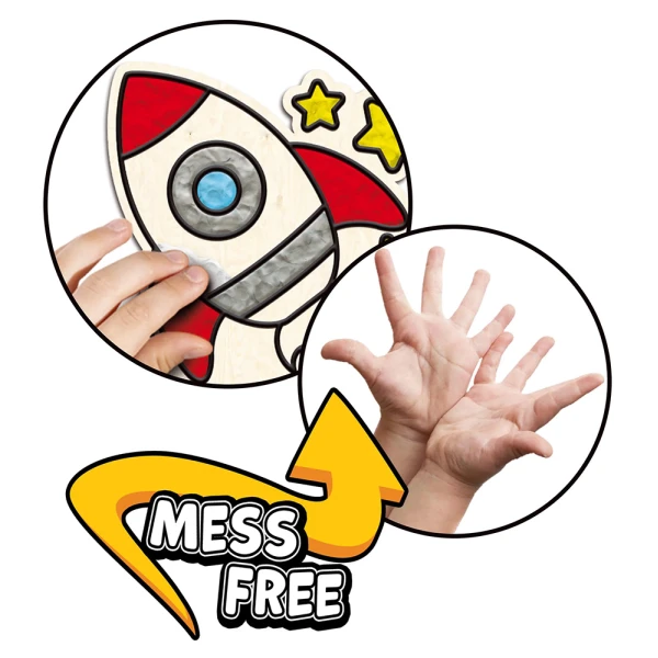 SPLAT PLANET MESS-FREE ΣΕΤ ΖΩΓΡΑΦΙΚΗΣ ΜΕ ΠΗΛΟ SPACE