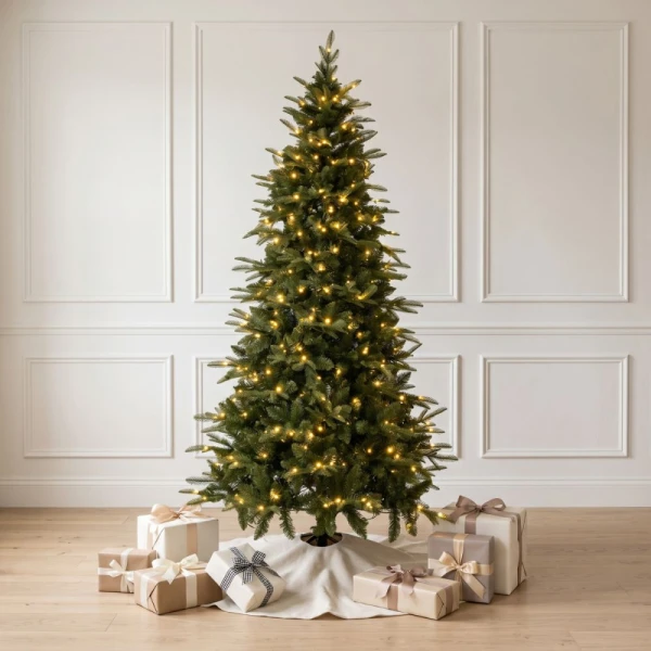 ΔΕΝΤΡΟ PRE-LIT NOBLE FIR 270 EK. ΜΕ 600 LED ΘΕΡΜΟ ΛΕΥΚΟ ΚΑΙ ΠΟΛΥΧΡΩΜΑ