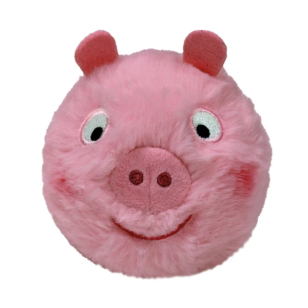 TY FLUFFY BALL BEANIE BOUNCERS PEPPA PIG