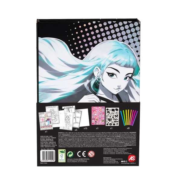 HAPPIHOBBI ART JOURNAL MANGA MARKERS FOR 9+ YEARS