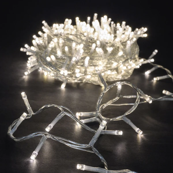 ΦΩΤΑΚΙΑ 400 LED ΔΙΑΦΑΝΟ ΛΕΥΚΟ 8 ΠΡΟΓΡΑΜΜΑΤΑ 20 ΜΕΤΡΑ ΕΣΩΤΕΡΙΚΟΥ ΚΑΙ ΕΞΩΤΕΡΙΚΟΥ ΧΩΡΟΥ