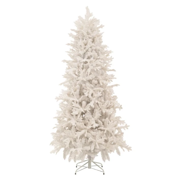 ΧΡΙΣΤΟΥΓΕΝΝΙΑΤΙΚΟ ΔΕΝΔΡΟ WHITE FLOCKED 210 ΕΚ
