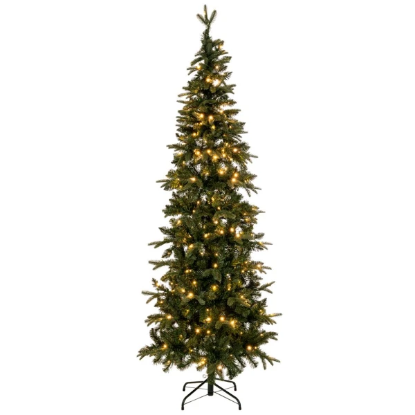 ΔΕΝΤΡΟ PRE-LIT SLIM ALPINE 210 EK. ΜΕ 300 LED ΘΕΡΜΟ ΛΕΥΚΟ