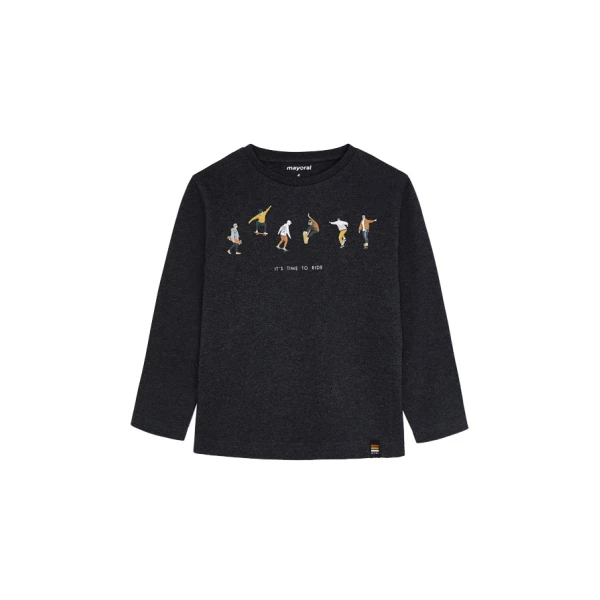 MAYORAL ΜΠΛΟΥΖΑ ΜΑΚΡΥΜΑΝΙΚΗ ΜΕΤΑΞΟΤΥΠΙΑ RIDE ΓΡΑΦΙΤΗΣ