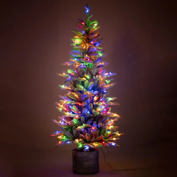 ΔΕΝΤΡΟ PRE LIT ICELAND POTTED FIR 180 ΕΚ. ΜΕ 180 LED ΘΕΡΜΟ ΛΕΥΚΟ ΚΑΙ ΠΟΛΥΧΡΩΜΑ