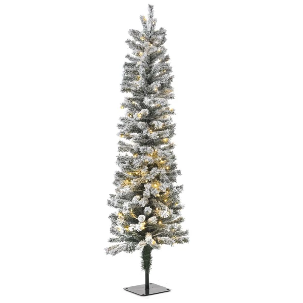 ΔΕΝΔΡΟ PRE-LIT SNOW PENCIL Φ40Χ120 εκ. ΜΕ 100 ΛΕΥΚΑ ΛΑΜΠΑΚΙΑ 188TIPS