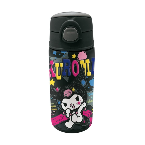 ΠΑΓΟΥΡΙ ΘΕΡΜΟΣ 450ml ΜΕ ΕΝΣΩΜΑΤΩΜΕΝΟ ΚΑΛΑΜΑΚΙ SKETCHY KUROMI