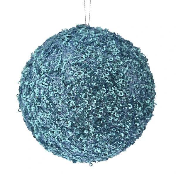 ΧΡΙΣΤΟΥΓΕΝΝΙΑΤΙΚΗ FOAM ΜΠΑΛΑ 12 εκ. ΜΕ GLITTER ΓΑΛΑΖΙΑ