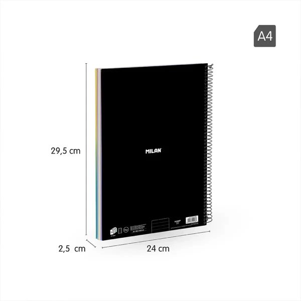 MILAN ΤΕΤΡΑΔΙΟ ΣΠΙΡΑΛ A4 120 ΦΥΛΛΑ SUNSET COLLECTION