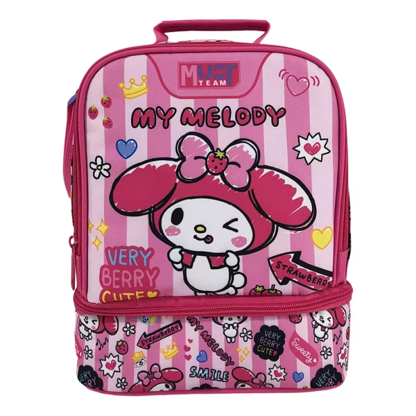 MUST TEAM ΙΣΟΘΕΡΜΙΚΟ ΤΣΑΝΤΑΚΙ ΦΑΓΗΤΟΥ 22Χ16Χ28 εκ. MY MELODY PINK BOW