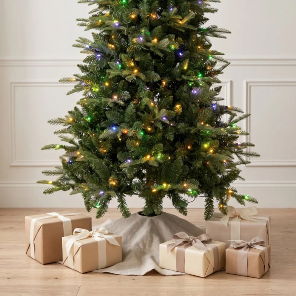 ΔΕΝΤΡΟ PRE-LIT NOBLE FIR 270 EK. ΜΕ 600 LED ΘΕΡΜΟ ΛΕΥΚΟ ΚΑΙ ΠΟΛΥΧΡΩΜΑ