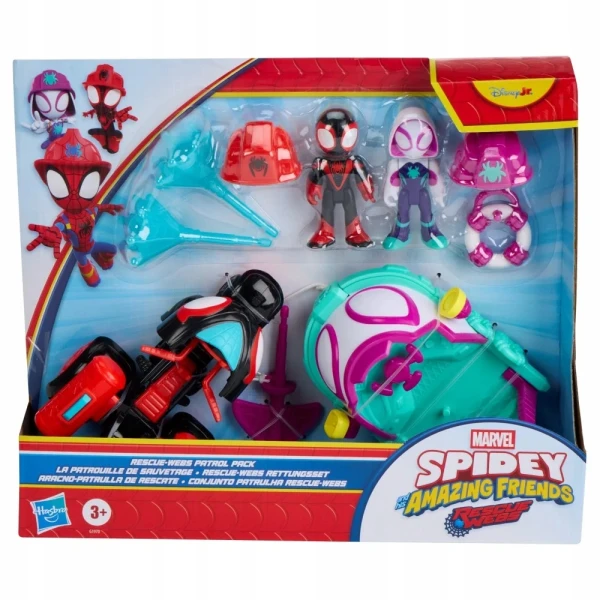 SPIDEY AND HIS AMAZING FRIENDS ΣΕΤ RESCUE MILES MORALES & GHOST VEHICLE