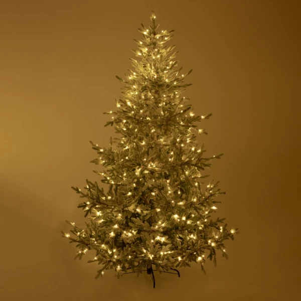 ΔΕΝΤΡΟ PRE LIT SNOWY CRYSTAL 240 ΕΚ. ΜΕ 600 LED ΖΕΣΤΟ ΛΑΜΠΑΚΙΑ & 8 ΠΡΟΓΡΑΜΜΑΤΑ