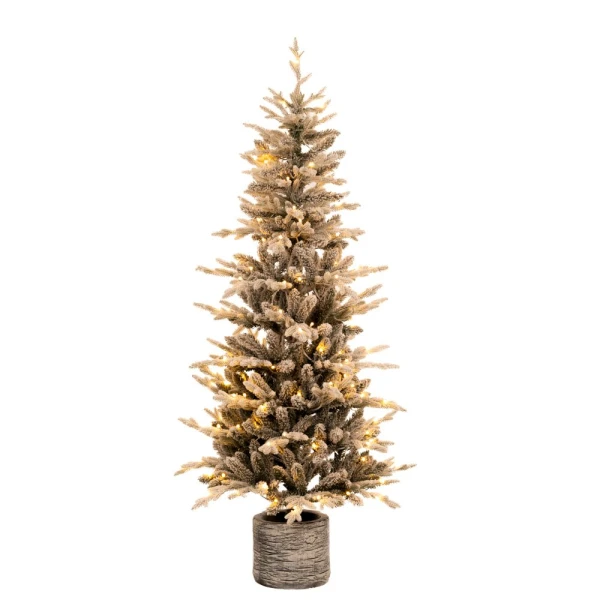 ΔΕΝΤΡΟ PRE LIT ICELAND POTTED FIR 150 ΕΚ. ΜΕ 100 LED ΘΕΡΜΟ ΛΕΥΚΟ ΚΑΙ ΠΟΛΥΧΡΩΜΑ