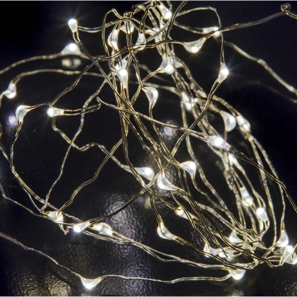 50 ΧΡΙΣΤΟΥΓΕΝΝΙΑΤΙΚΑ ΦΩΤΑΚΙΑ MICRO-LED ΜΠΑΤΑΡΙΑΣ ΖΕΣΤΟ