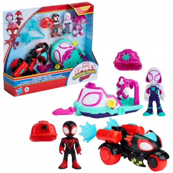 SPIDEY AND HIS AMAZING FRIENDS ΣΕΤ RESCUE MILES MORALES & GHOST VEHICLE