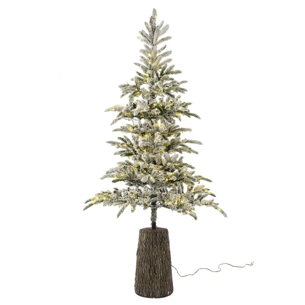 ΔΕΝΤΡΟ PRE-LIT PRINCESS PINE 240 EK ME 300 ΛΕΥΚΑ LED ΣΕ FIBER GLASS RESIN ΒΑΣΗ
