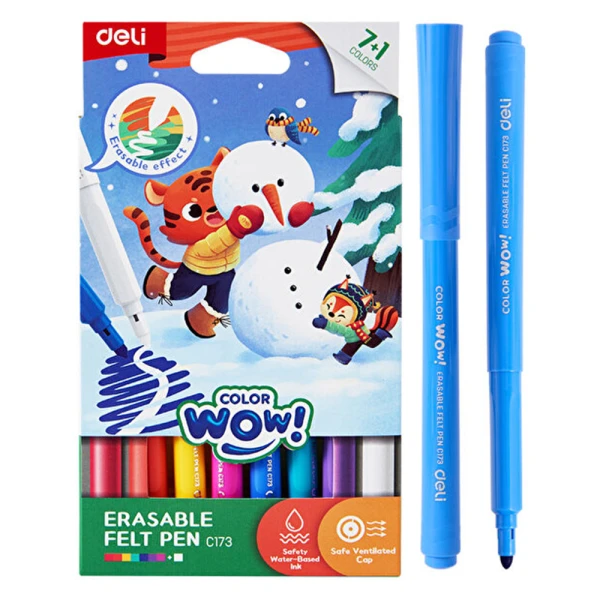 DELI ΜΑΡΚΑΔΟΡΟΣ ΜΑΓΙΚΟΣ WASHABLE 7+1 ΧΡΩΜΑΤΑ COLOR WOW