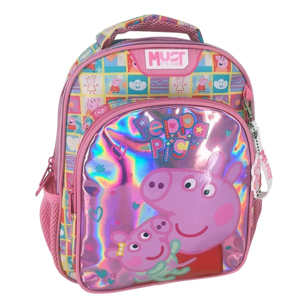 MUST TEAM ΤΣΑΝΤΑ ΠΛΑΤΗΣ ΝΗΠΙΟΥ 27Χ10Χ31 εκ. 2 ΘΗΚΕΣ PEPPA PIG SMILE PLAY JUMP