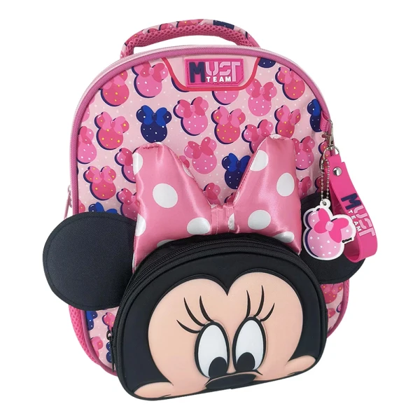 MUST TEAM ΤΣΑΝΤΑ ΠΛΑΤΗΣ ΝΗΠΙΟΥ 27Χ10Χ31 εκ. 2 ΘΗΚΕΣ MINNIE MOUSE 3D