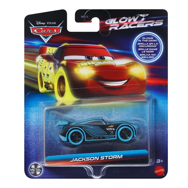 DISNEY AND PIXAR CARS ΑΥΤΟΚΙΝΗΤΑΚΙ GLOW RACERS JACKSON STORM