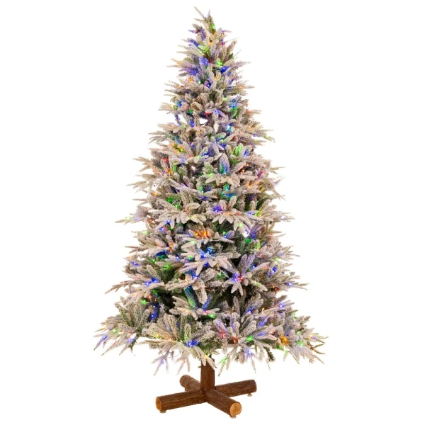 ΔΕΝΤΡΟ PRE LIT SNOWY JERSEY PINE 240 ΕΚ. ΜΕ 1000 LED ΘΕΡΜΟ ΛΕΥΚΟ ΚΑΙ ΠΟΛΥΧΡΩΜΑ