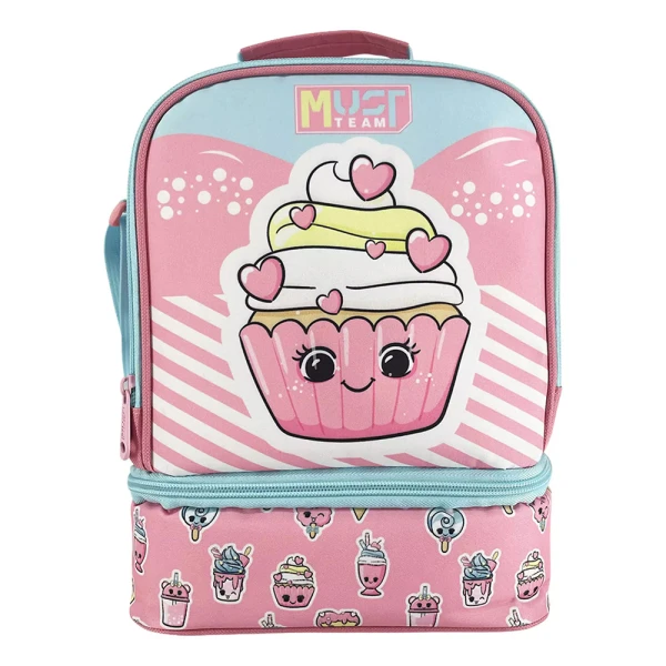 MUST TEAM ΙΣΟΘΕΡΜΙΚΟ ΤΣΑΝΤΑΚΙ ΦΑΓΗΤΟΥ 22Χ16Χ28 εκ. PINK CUPCAKE