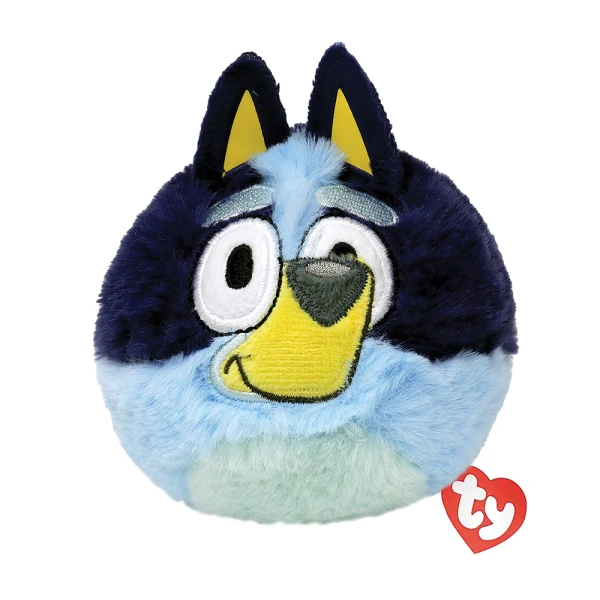 TY FLUFFY BALL BEANIE BOUNCERS BLUEY
