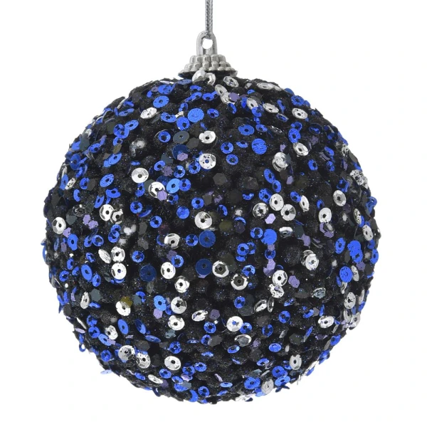 ΜΠΛΕ ΜΠΑΛΑ 8 ΕΚ. GLITTER BAUBLE