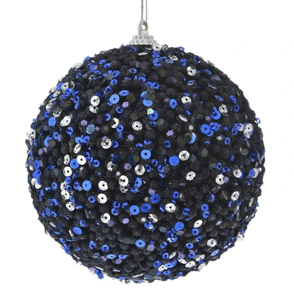 ΜΠΛΕ 10 ΕΚ. ΜΠΑΛΑ GLITTER BAUBLE