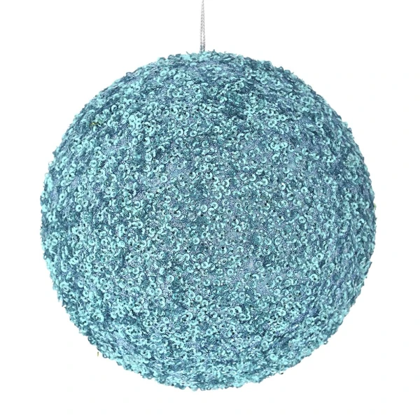 ΧΡΙΣΤΟΥΓΕΝΝΙΑΤΙΚΗ FOAM ΜΠΑΛΑ 10 εκ. ΜΕ GLITTER ΓΑΛΑΖΙΑ