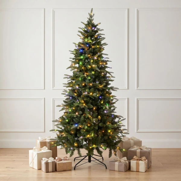 ΔΕΝΤΡΟ PRE-LIT NOBLE FIR 240 EK. ΜΕ 500 LED ΘΕΡΜΟ ΛΕΥΚΟ ΚΑΙ ΠΟΛΥΧΡΩΜΑ