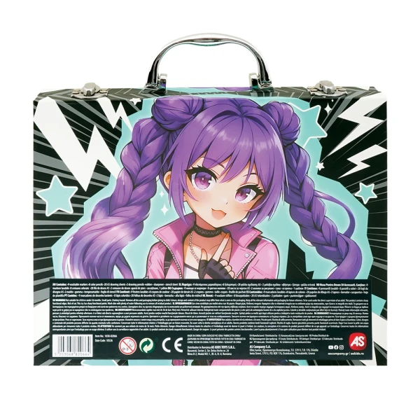 HAPPIHOBBI ΚΑΣΕΤΙΝΑ ΖΩΓΡΑΦΙΚΗΣ DELUXE 50 ΑΞΕΣΟΥΑΡ MANGA ΓΙΑ 9+ ΕΤΩΝ