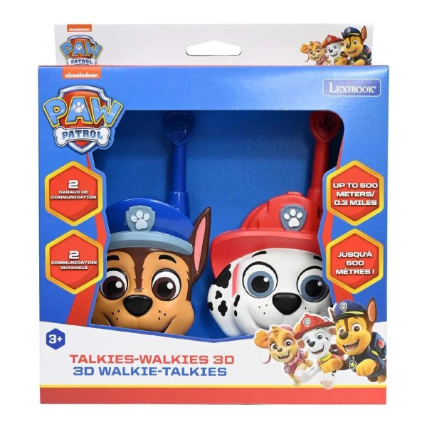 LEXIBOOK PAW PATROL WALKIE TALKIES 500m. RANGE