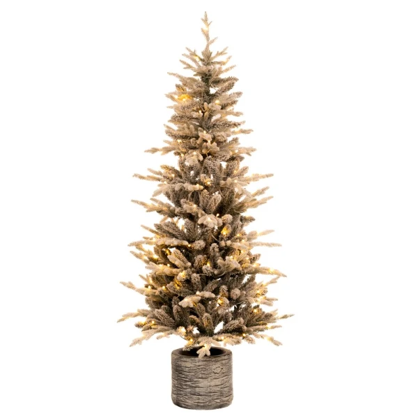 ΔΕΝΤΡΟ PRE LIT ICELAND POTTED FIR 180 ΕΚ. ΜΕ 180 LED ΘΕΡΜΟ ΛΕΥΚΟ ΚΑΙ ΠΟΛΥΧΡΩΜΑ