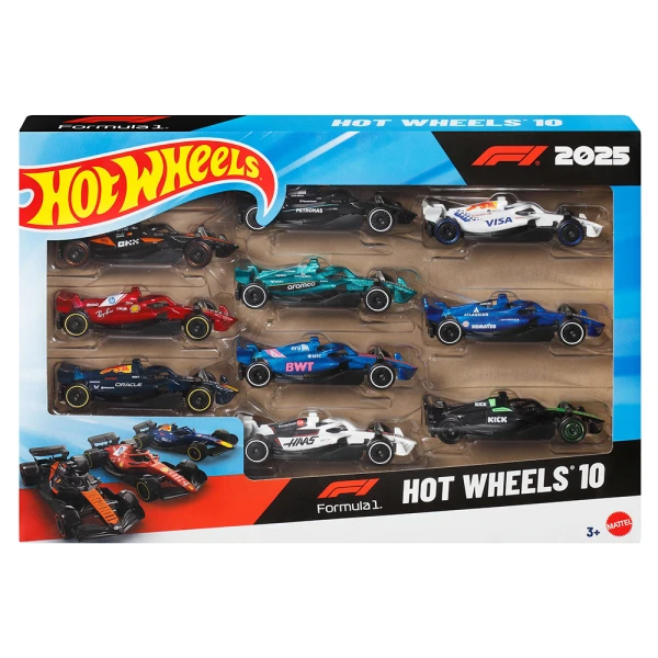 HOT WHEELS ΑΥΤΟΚΙΝΗΤΑΚΙΑ F1 2025 ΟΜΑΔΕΣ ΣΕΤ ΤΩΝ 10