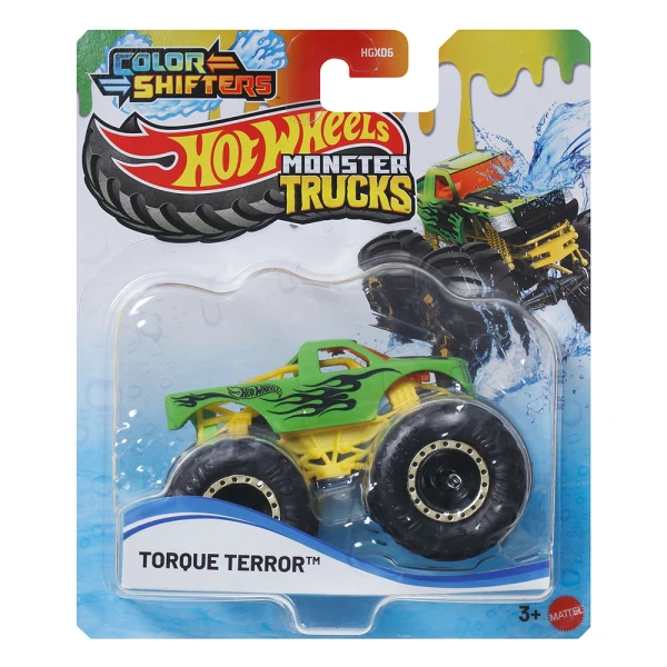 HOT WHEELS ΟΧΗΜΑΤΑ MONSTER TRUCKS ΧΡΩΜΟΚΕΡΑΥΝΟΙ - TORQUE TERROR