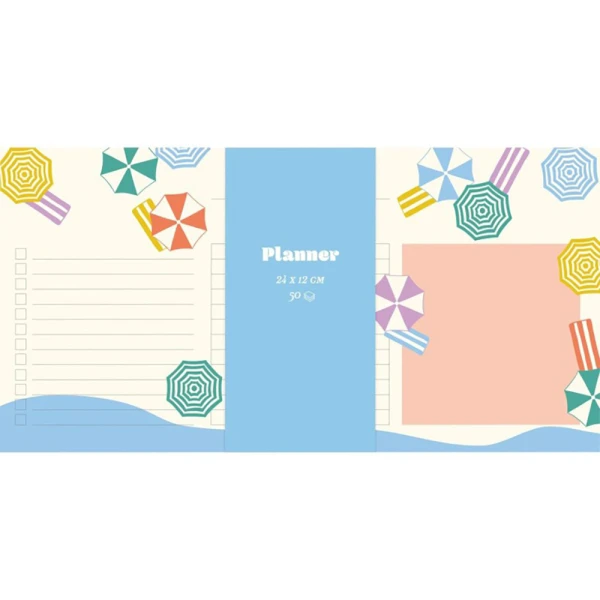 D. AMORE PLANNER NOTEPAD 24×12CM