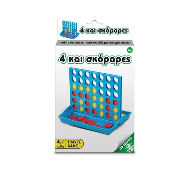 ΕΠΙΤΡΑΠΕΖΙΟ TRAVEL GAMES - 4 ΚΑΙ ΣΚΟΡΑΡΕΣ