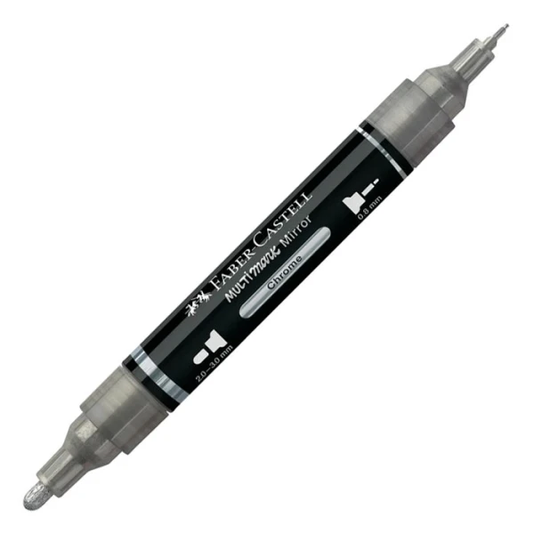 FABER-CASTELL ΑΚΡΥΛΙΚΟΣ ΜΑΡΚΑΔΟΡΟΣ MULTIMARK ΧΡΩΜΑ 551 CHROME