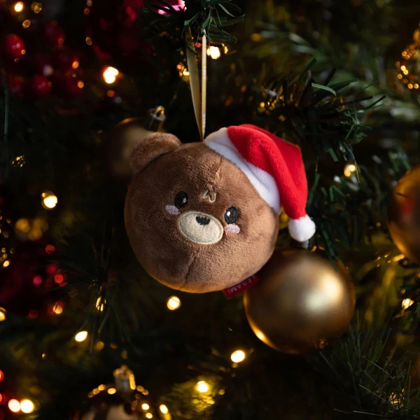 LEGAMI PLUSH HANGING OH-OH ORNAMENT - TEDDY BEAR