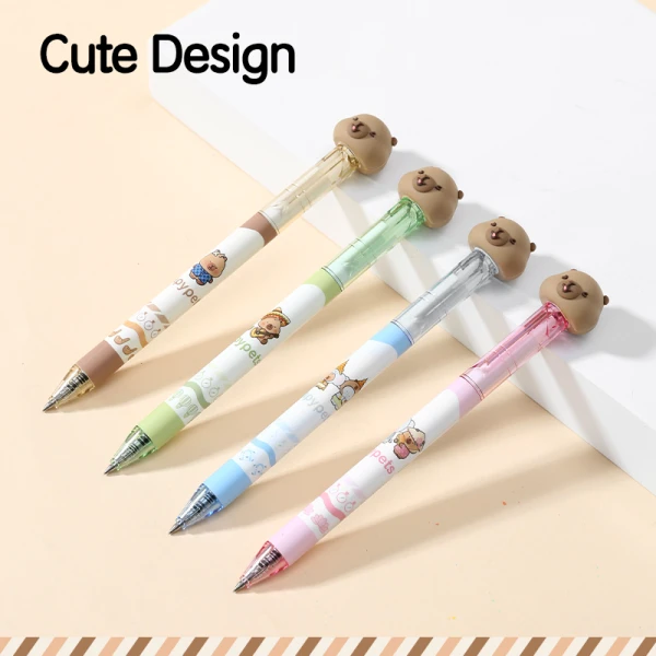DELI CAPYBARA BLUE PEN 0.5mm – 4 DESIGNS