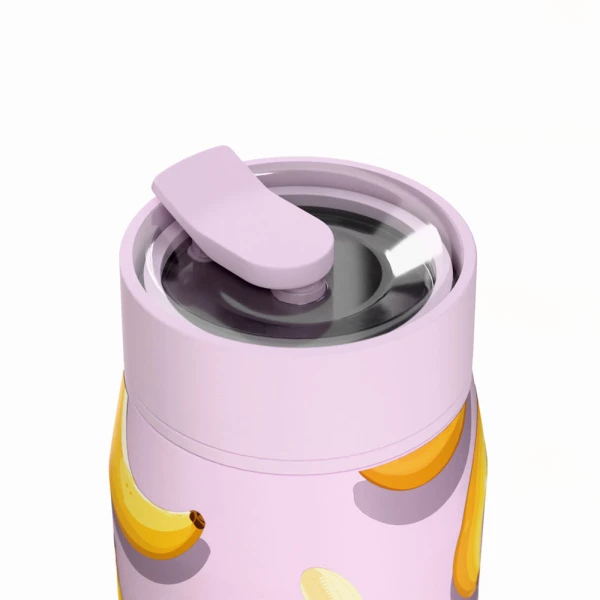 ESTIA HOME ART THERMOS LENS SAVE THE AEGEAN 360ml BANANA MOOD