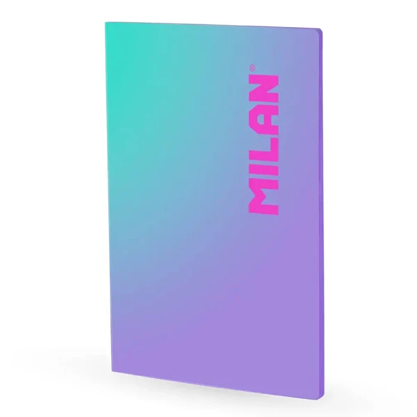 MILAN A4 BOUND NOTEBOOK 48 SHEETS STRIPED SUNSET COLLECTION LILAC