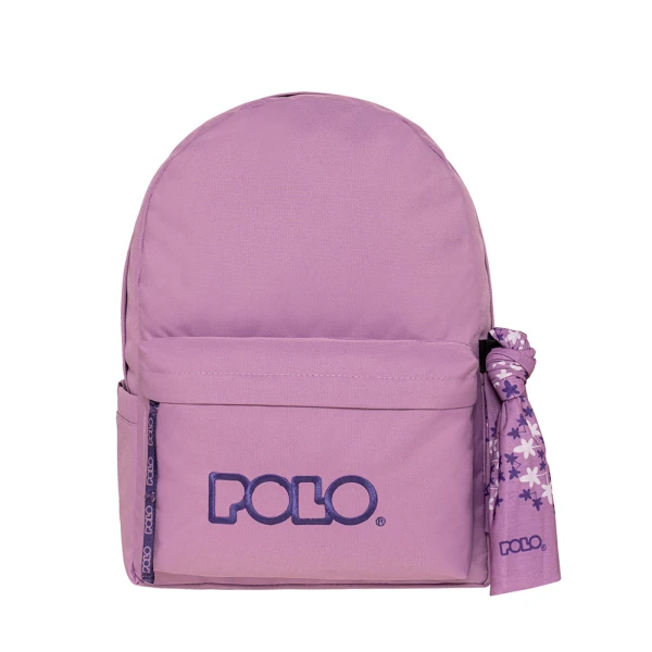 POLO 2026 ΣΑΚΙΔΙΟ ORIGINAL DOUBLE SCARF ΒΙΟΛΕΤΙ-ΛΟΥΛΑΚΙ