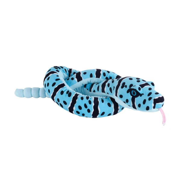 WILD REPUBLIC STUFFED ANIMAL ECO BLUE ROCK RATTLESNAKE 137 cm