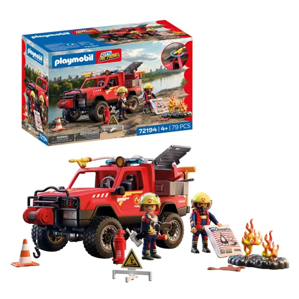 PLAYMOBIL CITY ACTION ΦΟΡΤΗΓΟ ΠΥΡΟΣΒΕΣΤΙΚΗΣ ΠΑΝΤΟΣ ΕΔΑΦΟΥΣ