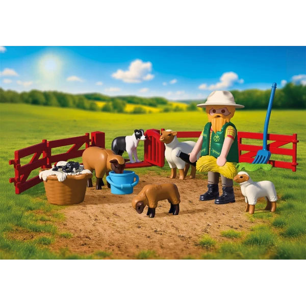 PLAYMOBIL COUNTRY ΒΟΣΚΟΣ ΜΕ ΤΟ ΚΟΠΑΔΙ ΤΟΥ