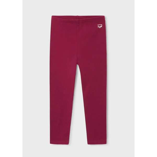 MAYORAL BASIC STRETCH JERSEY LEGGINGS CHERRY